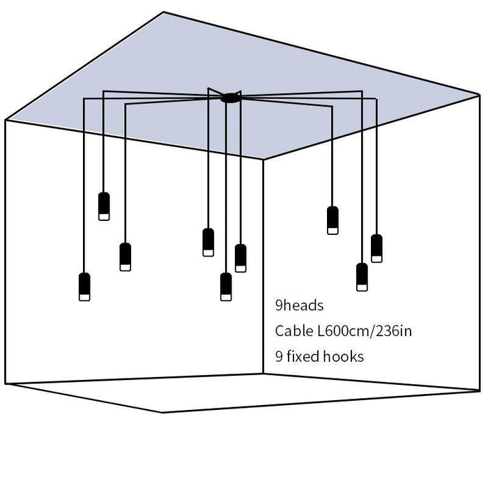 Line Form Pendant light-DWHOME