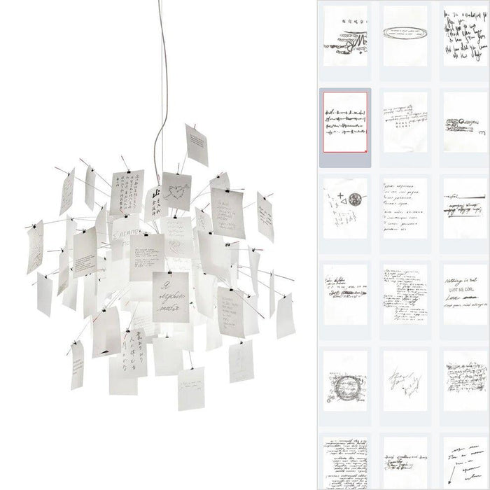 Paper Chandelier-DWHOME