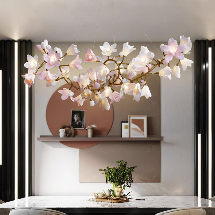 Circular Blossom Chandelier-DWHOME