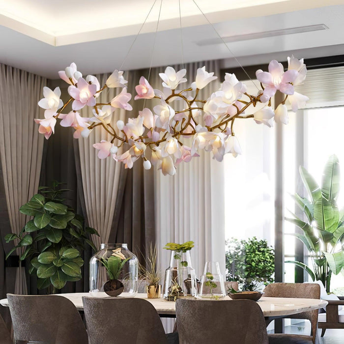 Circular Blossom Chandelier-DWHOME