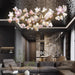 Circular Blossom Chandelier-DWHOME