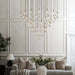 Soltaire Round Chandelier 58"W-DWHOME