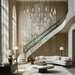 Soltaire Round Chandelier 58"W-DWHOME