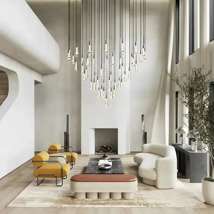 Soltaire Round Chandelier 58"W-DWHOME