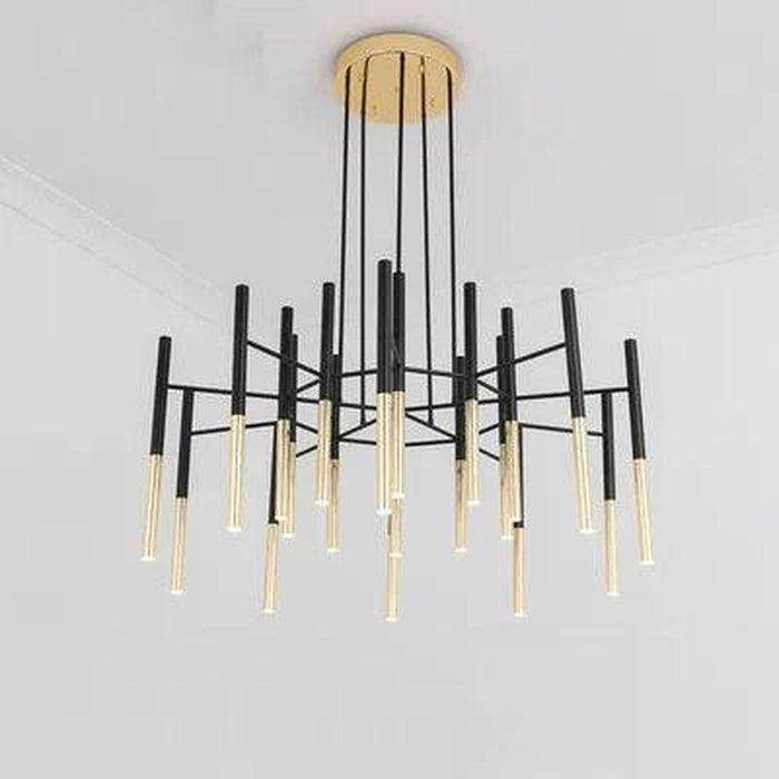 Metal Tubular Chandelier-DWHOME