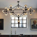 Contemporary Black Chandeliers 15/21 Heads - DWHOME