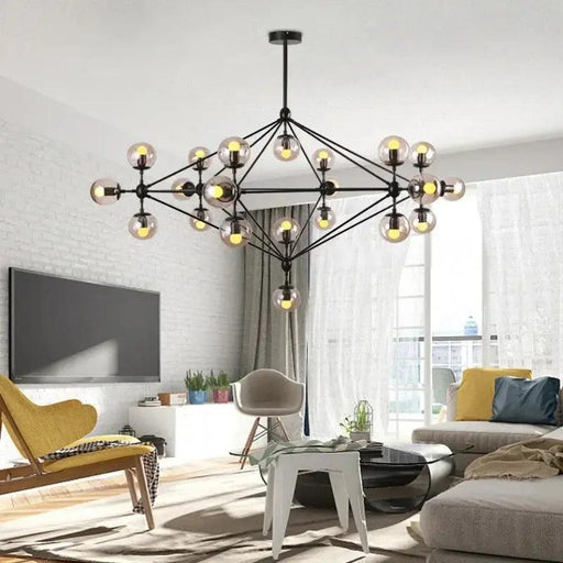 Contemporary Black Chandeliers 15/21 Heads-DWHOME