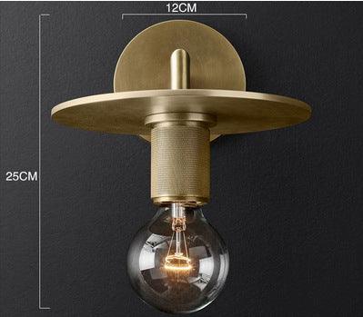 LED Simple Modern Brass Color Wall Light - DWHOME