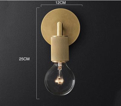 LED Simple Modern Brass Color Wall Light - DWHOME