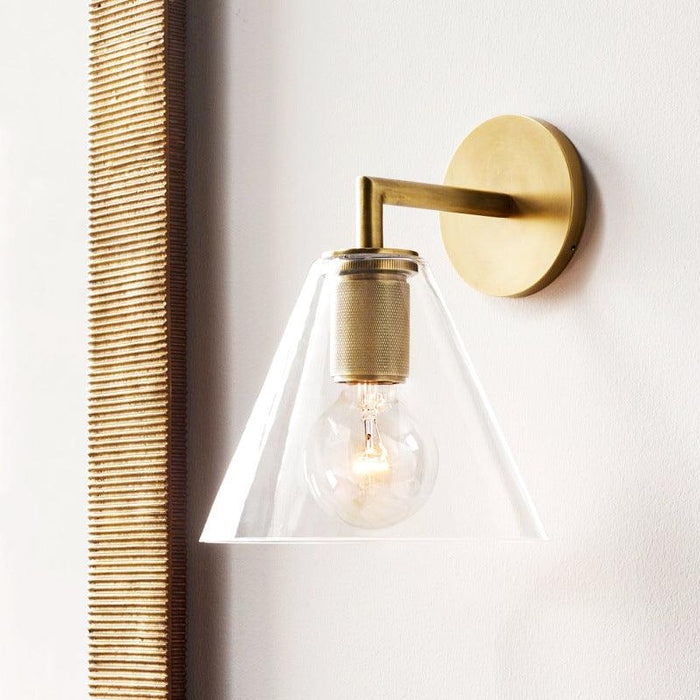 LED Simple Modern Brass Color Wall Light - DWHOME