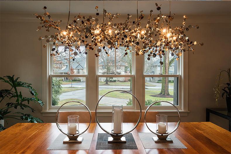 Nordic creative stainless steel sequin chandelier - DWHOME