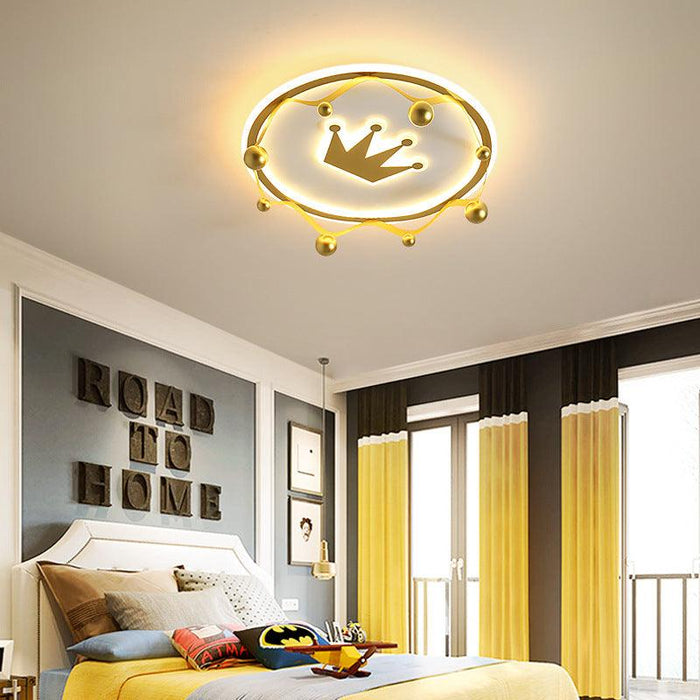 LED Creative Crown Design Children Ceiling Light - DWHOME