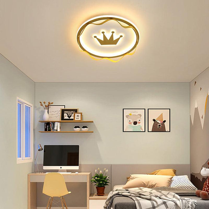 LED Creative Crown Design Children Ceiling Light - DWHOME