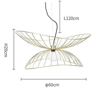 LED Modern Metal Hat Design Decorative Pendant Light - DWHOME