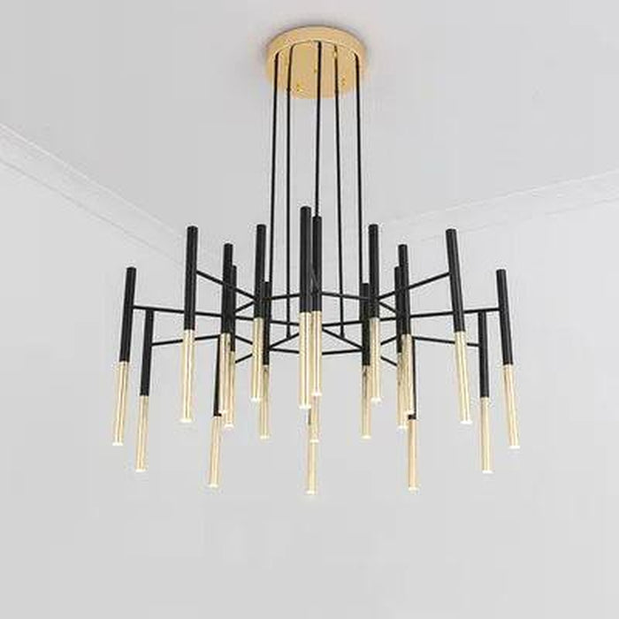 Metal Tubular Chandelier-DWHOME