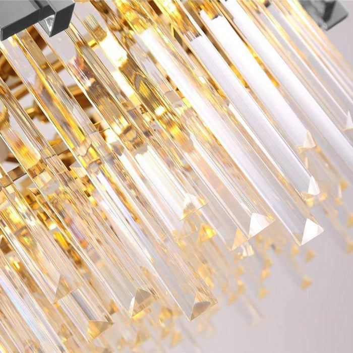 Gio Stainless Steel & Crystal Modern Chandelier - DWHOME