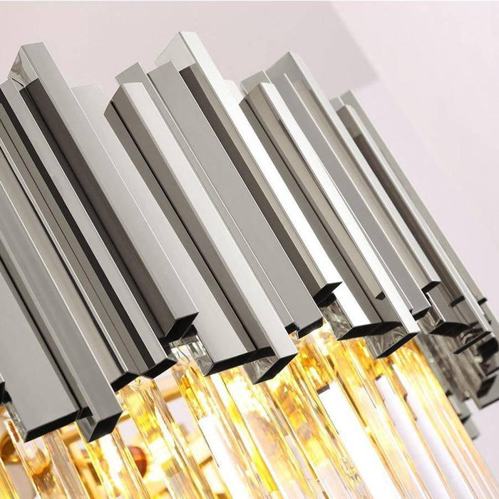 Gio Stainless Steel & Crystal Modern Chandelier - DWHOME