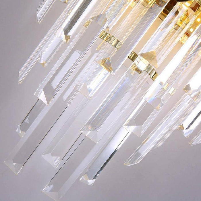 Legance Gold Plated Crystal Wall Sconce - DWHOME