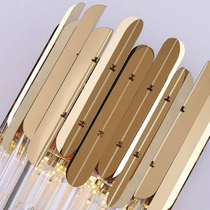 Legance Gold Plated Crystal Wall Sconce - DWHOME