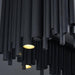 Vigo Rectangle Chandelier, Black - DWHOME
