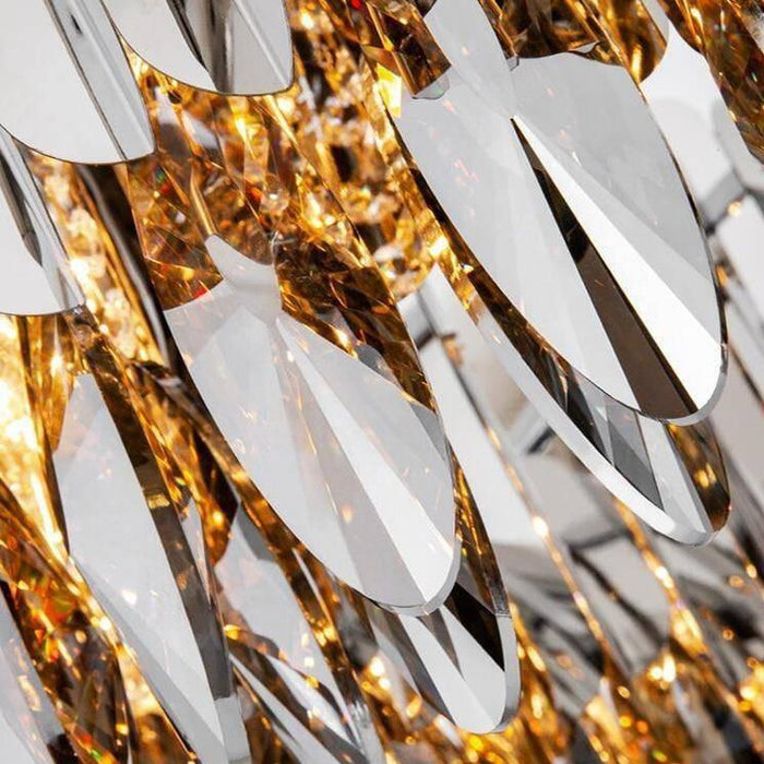 Legance Crystal Stainless Steel Chandelier, Chrome - DWHOME