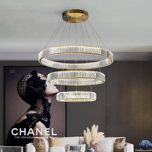 Roma 3-Tier Modern Chandelier-DWHOME