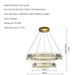 Roma 2-Ring Crystal Chandelier - DWHOME