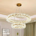 Mira Double Ring Crystal Chandelier - DWHOME