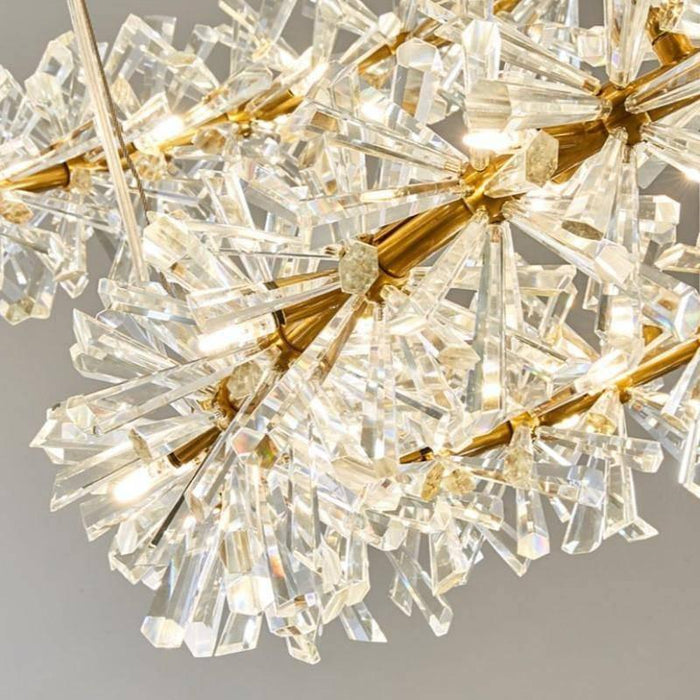 Mira Double Ring Crystal Chandelier - DWHOME