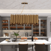 Vigo Dining Room Chandelier, Gold - DWHOME