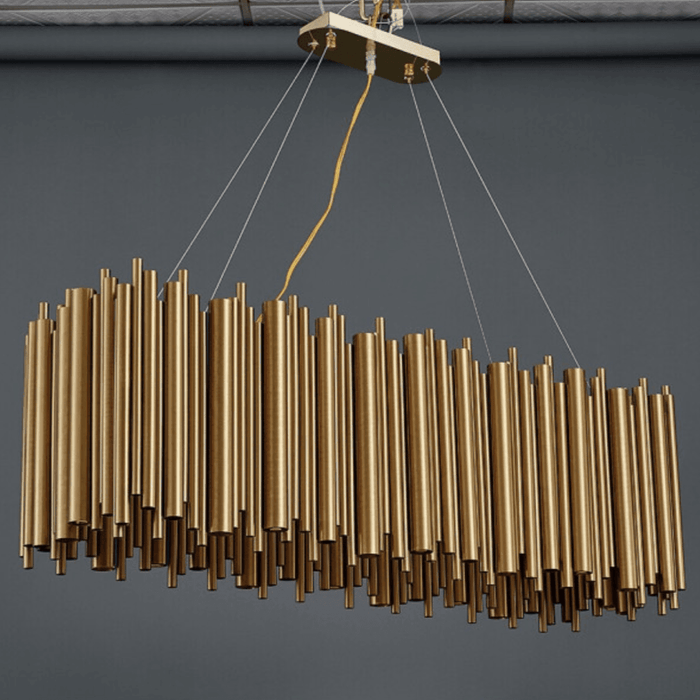 Vigo Dining Room Chandelier, Gold - DWHOME