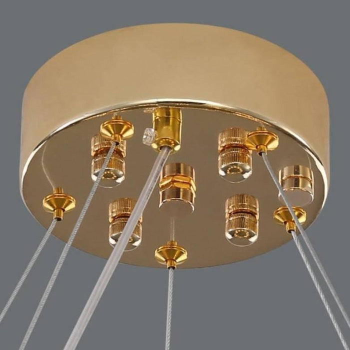 Monte Crystal Wheel Chandelier - DWHOME