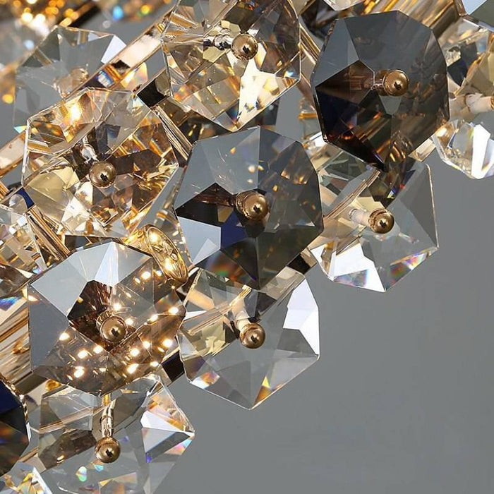 Monte Crystal Wheel Chandelier - DWHOME