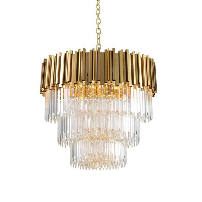 Gio 4-Tier Crystal Chandelier-DWHOME