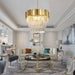 Gio 4-Tier Crystal Chandelier-DWHOME