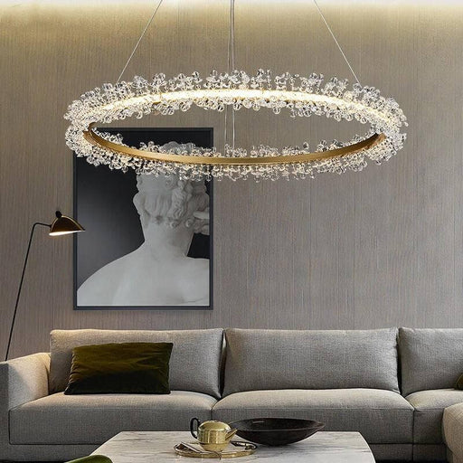 Capri Crystal Modern Chandelier-DWHOME
