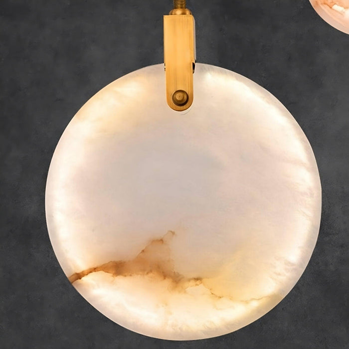 Moonshade Natural Marble Kitchen Island Light Fixture - DWHOME