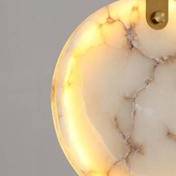 Moonshade Natural Marble Kitchen Island Light Fixture - DWHOME