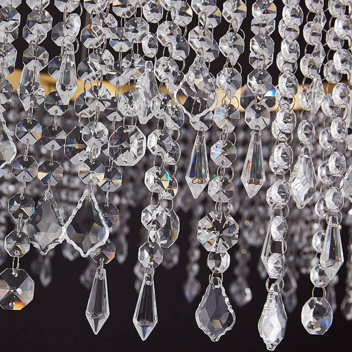 Adena Crystal Modern Ring Chandelier - DWHOME