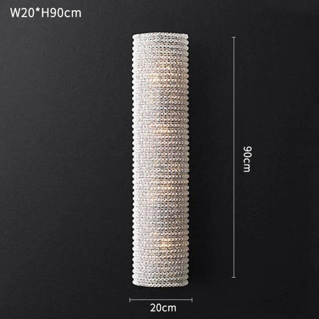 Bergamo Crystal Wall Sconce - DWHOME