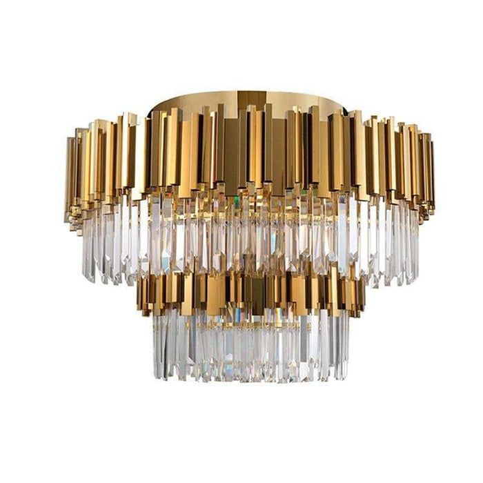 Gio 2-Tier Flush Mount Chandelier - DWHOME