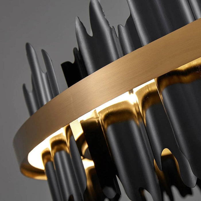 Nera 2-Tier Modern Ring Chandelier - DWHOME