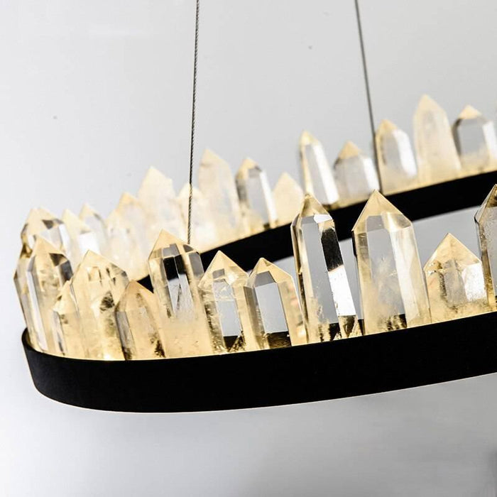 Villa Crystal Wheel Chandelier-DWHOME