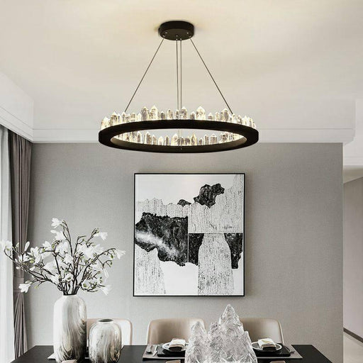 Villa Crystal Wheel Chandelier-DWHOME