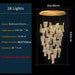 Salir Modern Suspension Chandelier-DWHOME