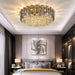 Venice Flush Mount Crystal Chandelier-DWHOME