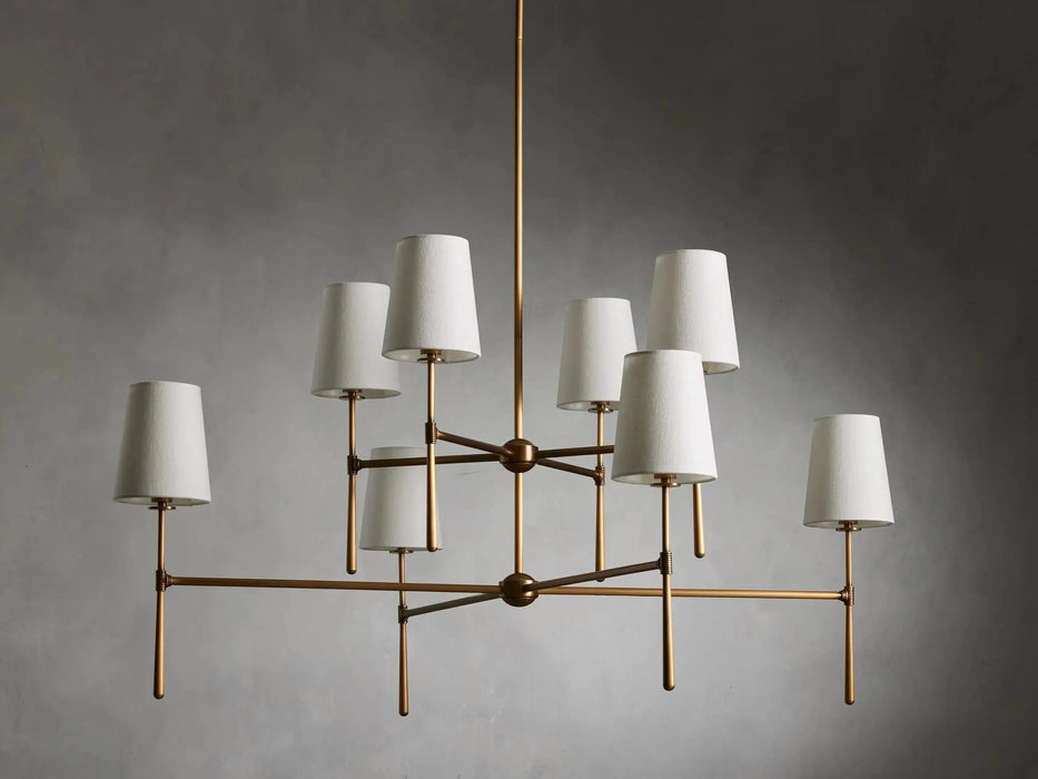 Rhodes 2-Tier Round Chandelier-DWHOME
