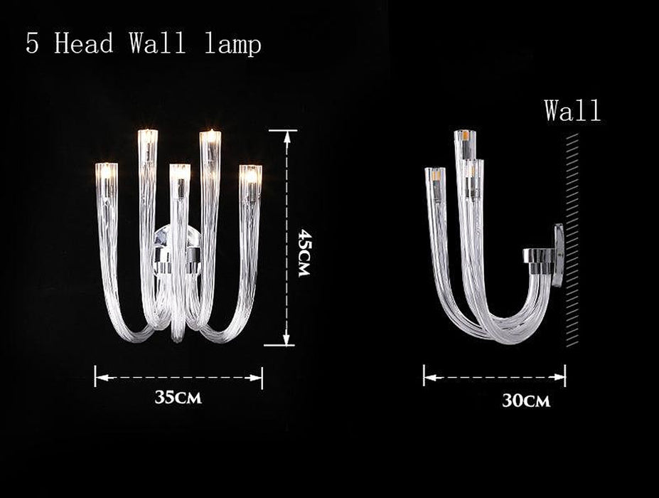 Candela Glass Wall Sconce-DWHOME