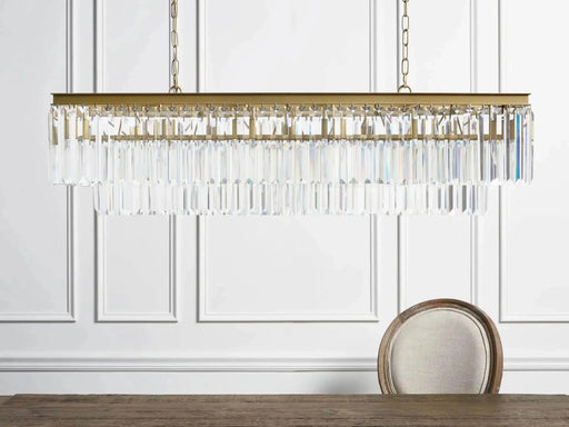 Leyland Tiered Rectangular Chandelier-DWHOME