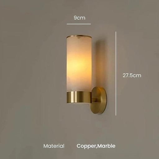 Moonshade Natural Marble Sconce Light-DWHOME